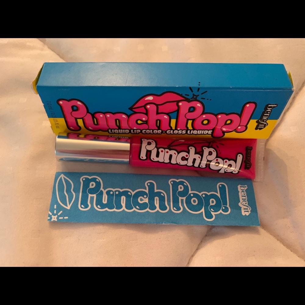 Benefit Punch Pop Liquid Lip Color Watermelon BNIB